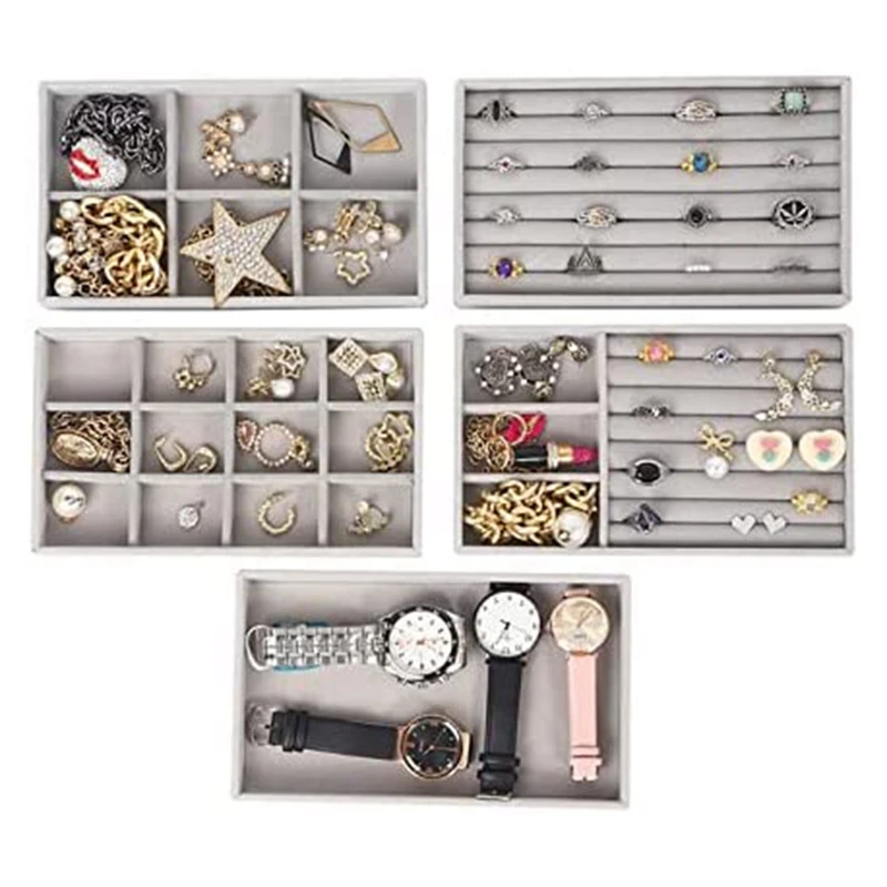 Jewelry Organizer With 5 Drawers Clear Acrylic Jewelry Box Gift Stackable Velvet Earring Display Holder
Jewelry Organizer With 5 Drawers Clear Acrylic Jewelry Box Gift Stackable Velvet Earring Display Holder