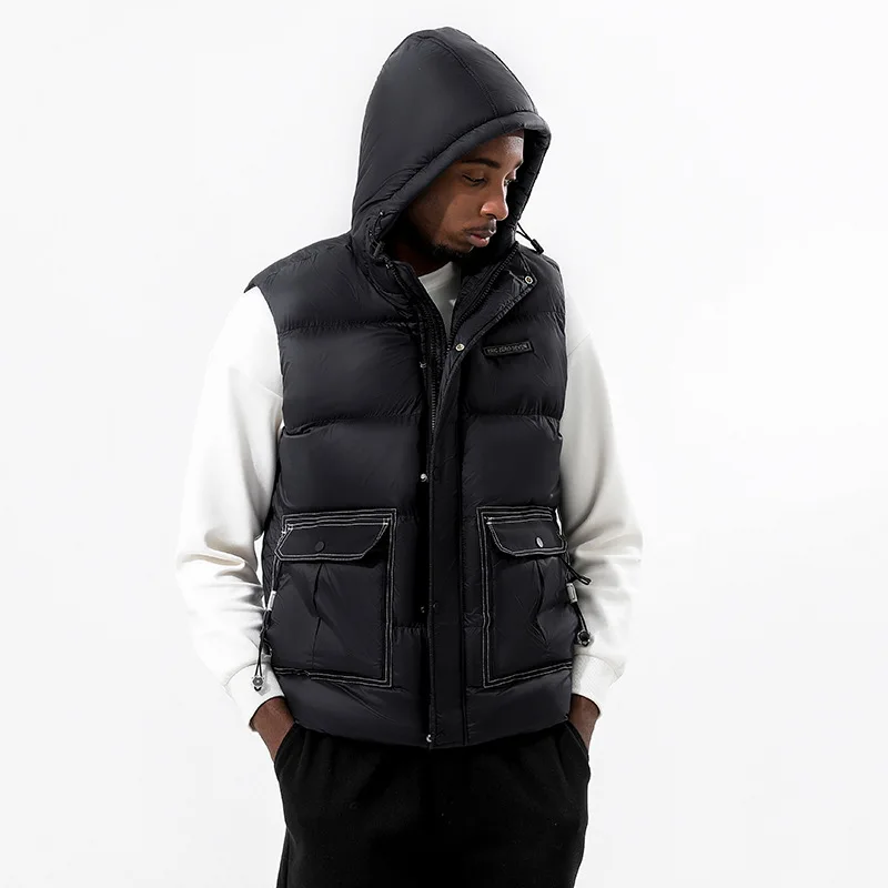 2022 new oversize hooded down cotton waistcoat men's plush thickened autumn and winter three-dimensional pocket loose and warm
2022 new oversize hooded down cotton waistcoat men's plush thickened autumn and winter three-dimensional pocket loose and warm
