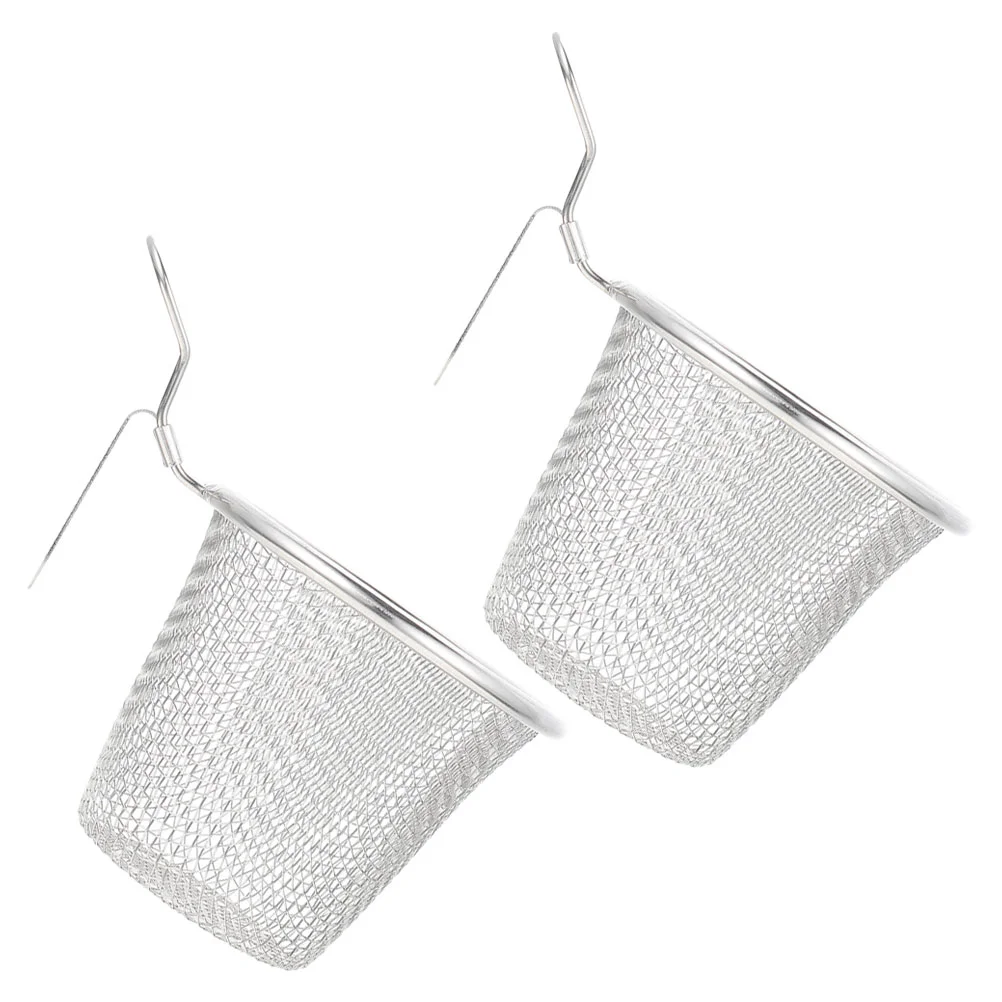 2pcs Fine Mesh Stainless Steel With Handle Reusable Strainer Hot Pot Colander Food Strainer Spaghetti Basket
2pcs Fine Mesh Stainless Steel With Handle Reusable Strainer Hot Pot Colander Food Strainer Spaghetti Basket