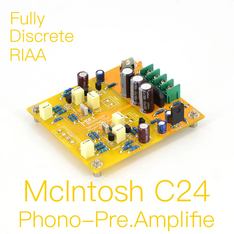 MOFI- McIntosh C24 Core Circuit. PHONO.Amplifier DIY KIT & Finished Board MM RIAA
MOFI- McIntosh C24 Core Circuit. PHONO.Amplifier DIY KIT & Finished Board MM RIAA