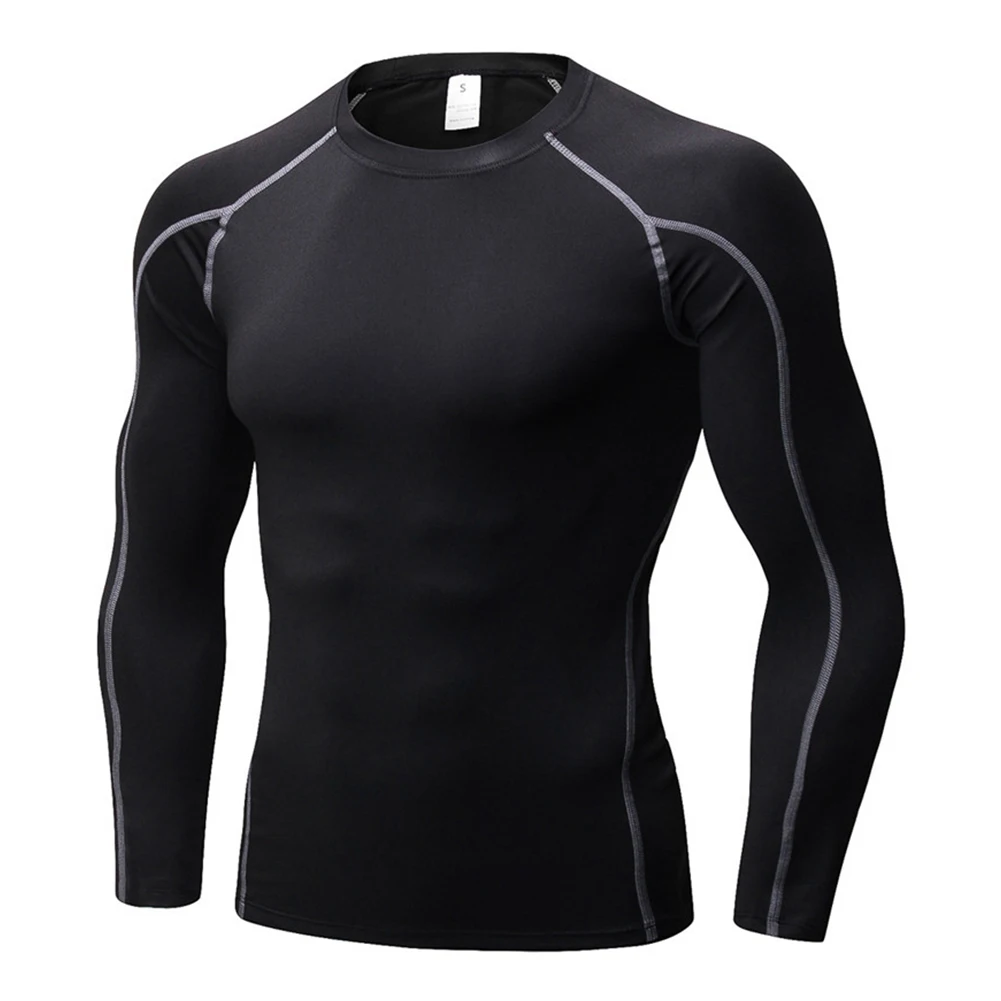 Men's Long Sleeve Sports Shirt Quick Drying Breathable Sweatshirt Underwear Tight Fitness Baselayer Sports Gym Wear
Men's Long Sleeve Sports Shirt Quick Drying Breathable Sweatshirt Underwear Tight Fitness Baselayer Sports Gym Wear