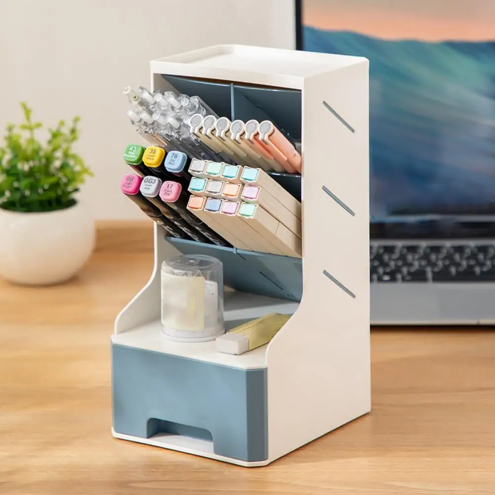 Stationery Drawer Box Useful Home Supplies Detachable Removable 4 Grids Pen Holder Cup for Office Pen Holder Cup Storage Rack
Stationery Drawer Box Useful Home Supplies Detachable Removable 4 Grids Pen Holder Cup for Office Pen Holder Cup Storage Rack