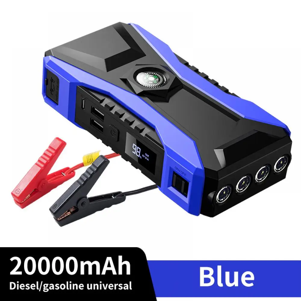1pc Portable Car Battery Jump Starter 2000mAh 600A Car Emergency Starting Power Supply Device For 12V Models Cars
1pc Portable Car Battery Jump Starter 2000mAh 600A Car Emergency Starting Power Supply Device For 12V Models Cars