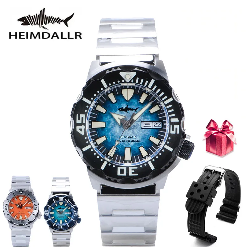 HEIMDALLR Monster V2 Frost Automatic Watch Men NH36A Men's Mechanical Sapphire Glass 62mas Black PVD Luminous Diving Watch 200M
HEIMDALLR Monster V2 Frost Automatic Watch Men NH36A Men's Mechanical Sapphire Glass 62mas Black PVD Luminous Diving Watch 200M