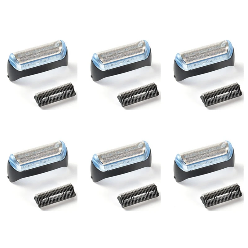 6 Pcs Electric Mesh Durable Shaver Foil Head Parts For Braun 10B/20B Model 180 190 170 1775 1735
6 Pcs Electric Mesh Durable Shaver Foil Head Parts For Braun 10B/20B Model 180 190 170 1775 1735