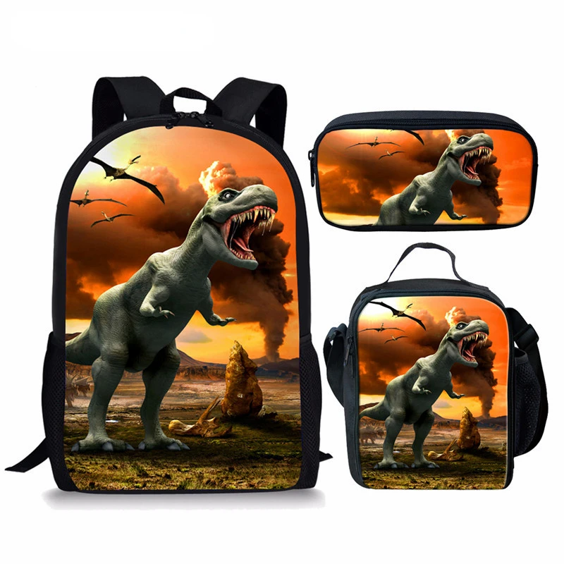 Shark/Dinosaur 3D Printing 3pcs/set Backpacks for Kids Boys Girls Students Daily Book Bag 2022 custom Mochila
Shark/Dinosaur 3D Printing 3pcs/set Backpacks for Kids Boys Girls Students Daily Book Bag 2022 custom Mochila