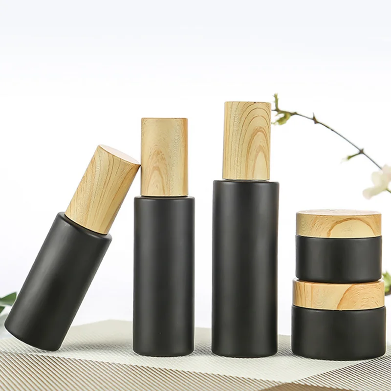 20-80ML Frosted Glass Refillable Bottle Empty Cosmetic Container Skin Care Travel Eye Cream Spray Bottle with Wood Grain Lid
20-80ML Frosted Glass Refillable Bottle Empty Cosmetic Container Skin Care Travel Eye Cream Spray Bottle with Wood Grain Lid