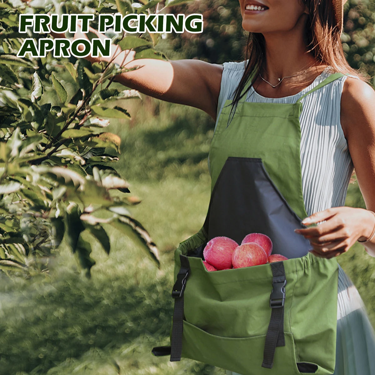 L Fruit Picking Apron Gardening Apron with Pockets Waterproof Garden Work Apron Canvas Fruit Picking Bag Adjustable Heavy Duty
L Fruit Picking Apron Gardening Apron with Pockets Waterproof Garden Work Apron Canvas Fruit Picking Bag Adjustable Heavy Duty