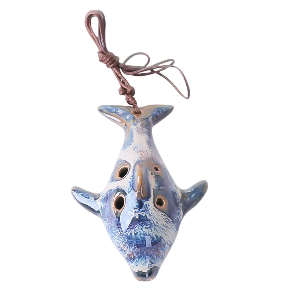 1pcs 6 Hole Ocarina Dolphin Ceramic Ocarina Flute Instrument Decorative Easy to Carry Alto Ocarina for Beginner 
1pcs 6 Hole Ocarina Dolphin Ceramic Ocarina Flute Instrument Decorative Easy to Carry Alto Ocarina for Beginner