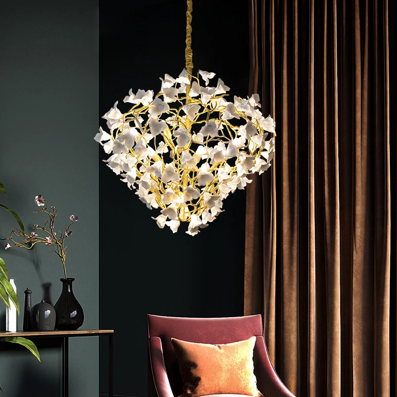 Art Handmade Ceramics Chandelier for Living Room Creative Heart-Shaped Hanging Lamp Copper Indoor Decoration Lighting Fixture
Art Handmade Ceramics Chandelier for Living Room Creative Heart-Shaped Hanging Lamp Copper Indoor Decoration Lighting Fixture