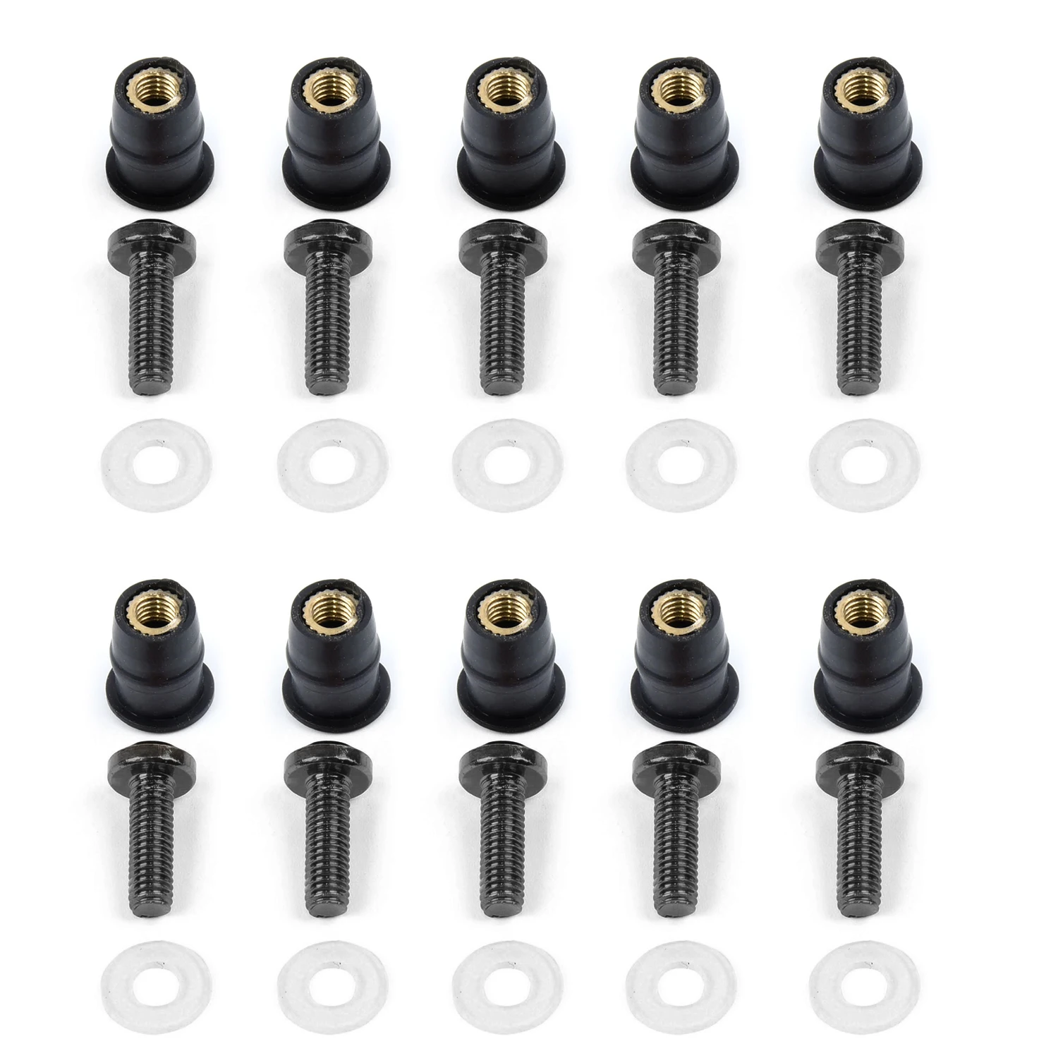Bolts Motorcycle Screws Black Bluetooth Receiver Compact For M6 Windscreen Replacement Simple To Install 10pcs/set
Bolts Motorcycle Screws Black Bluetooth Receiver Compact For M6 Windscreen Replacement Simple To Install 10pcs/set