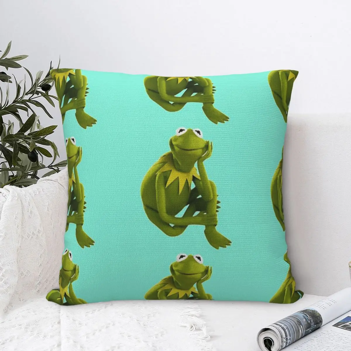 Kermit The Frog Case Cover Kids Cushions Back Cushion Decorative Pillows For Sofa Non-stick Kids Room Cartoon Animation Funny
Kermit The Frog Case Cover Kids Cushions Back Cushion Decorative Pillows For Sofa Non-stick Kids Room Cartoon Animation Funny