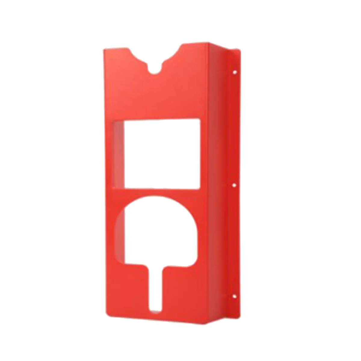 Красный пластиковый настенный кронштейн для салона красоты
Красный пластиковый настенный кронштейн для салона красоты