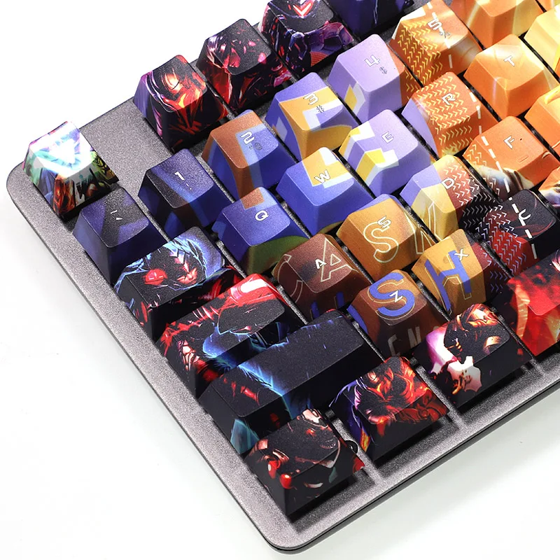 108 шт. игровые тематические персонажи клавиши E-sports PBT сублимационные клавиши Вишневый профиль для механических искусств для LOL/OW/DOTA
108 шт. игровые тематические персонажи клавиши E-sports PBT сублимационные клавиши Вишневый профиль для механических искусств для LOL/OW/DOTA