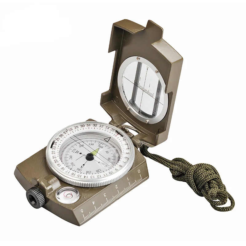New Professional Military Army Metal Sighting Waterproof Compass Outdoor Gadgets Sport Clinometer Camping Hiking Climbing
New Professional Military Army Metal Sighting Waterproof Compass Outdoor Gadgets Sport Clinometer Camping Hiking Climbing