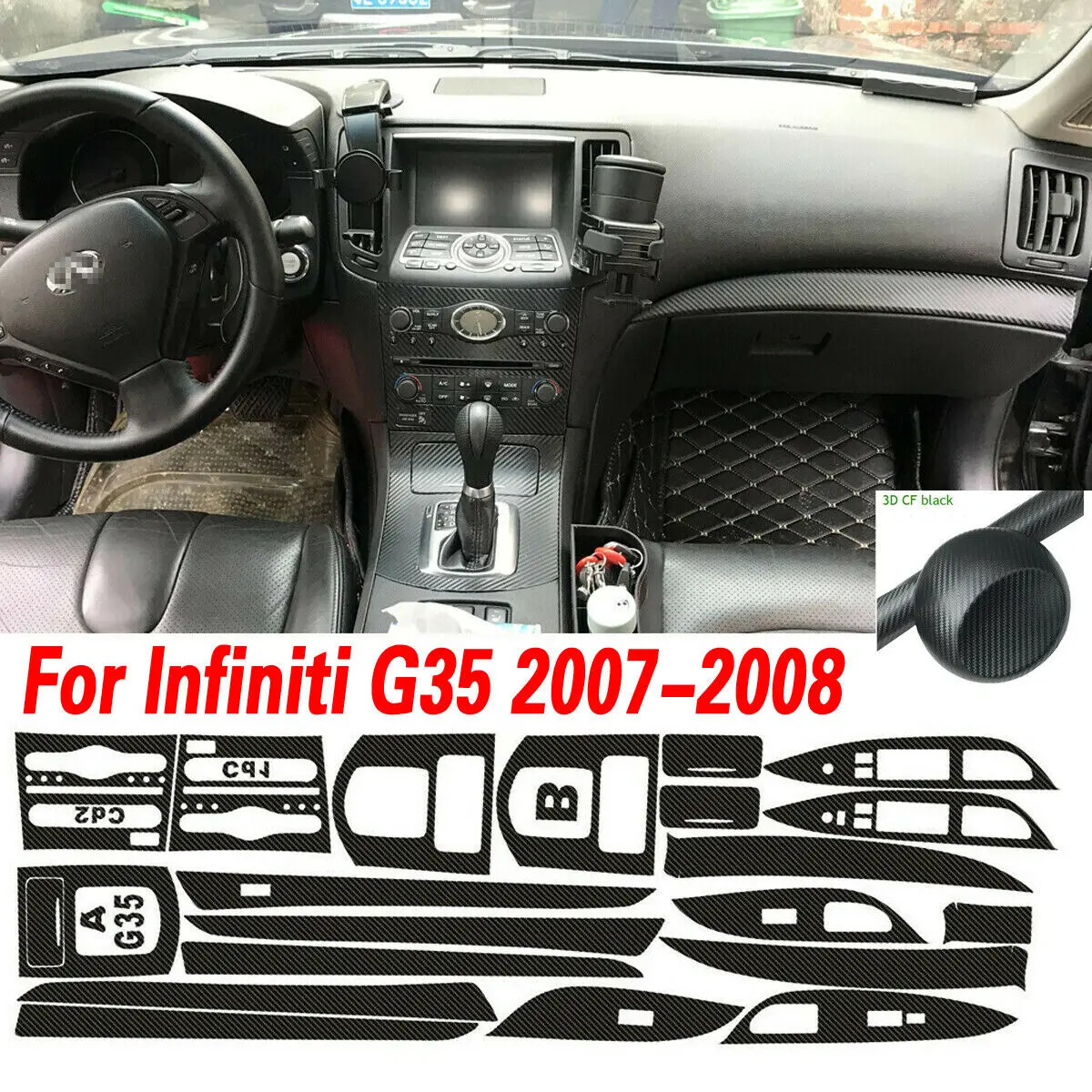 Decals Sticker Trim Waterproof 1Set 3D Carbon Fiber Pattern Decoration Interior Luxurious Stylish High Quality
Decals Sticker Trim Waterproof 1Set 3D Carbon Fiber Pattern Decoration Interior Luxurious Stylish High Quality