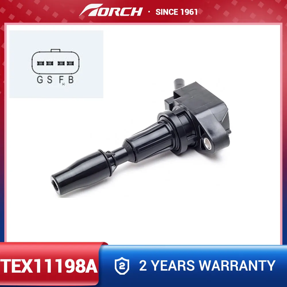 High Quality Ignition Coil Torch TEX11198A Replace for 27300-2GGA0 17D1222979FA Fit with Kia Sportage Hyundai Santa Fe Sport
High Quality Ignition Coil Torch TEX11198A Replace for 27300-2GGA0 17D1222979FA Fit with Kia Sportage Hyundai Santa Fe Sport