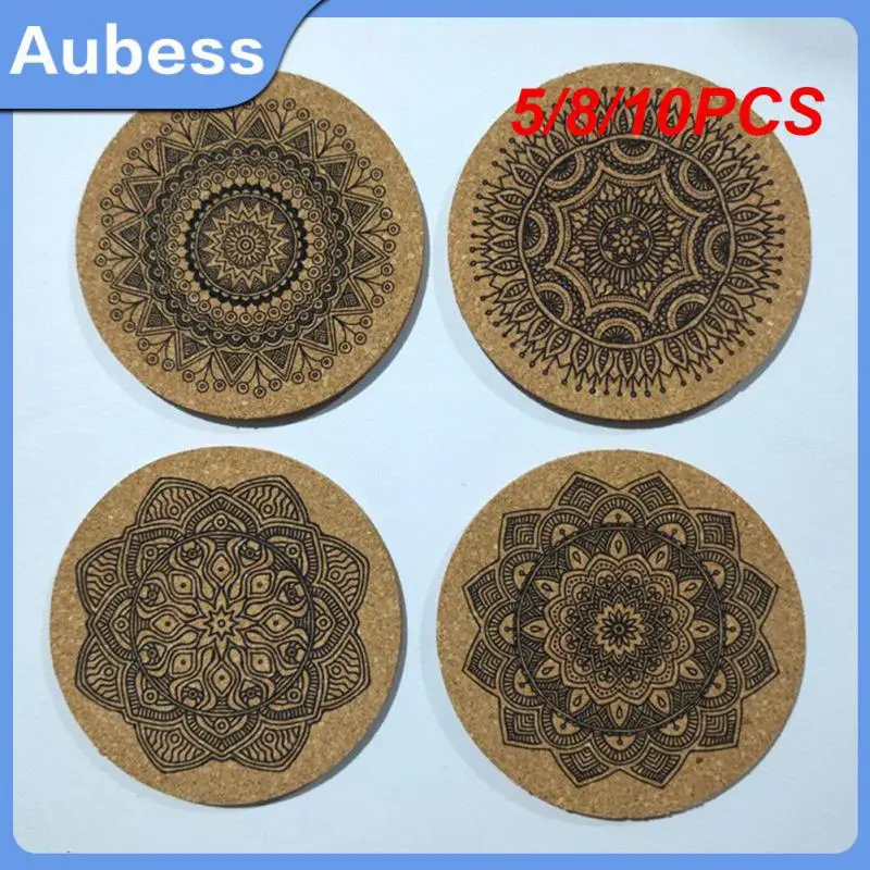 5/8/10PCS Creative Wooden Coasters Table Mat Round Shape Wooden Coasters Non-slip Coffee Cup Pad Nordic Mandala Design 1 Set
5/8/10PCS Creative Wooden Coasters Table Mat Round Shape Wooden Coasters Non-slip Coffee Cup Pad Nordic Mandala Design 1 Set