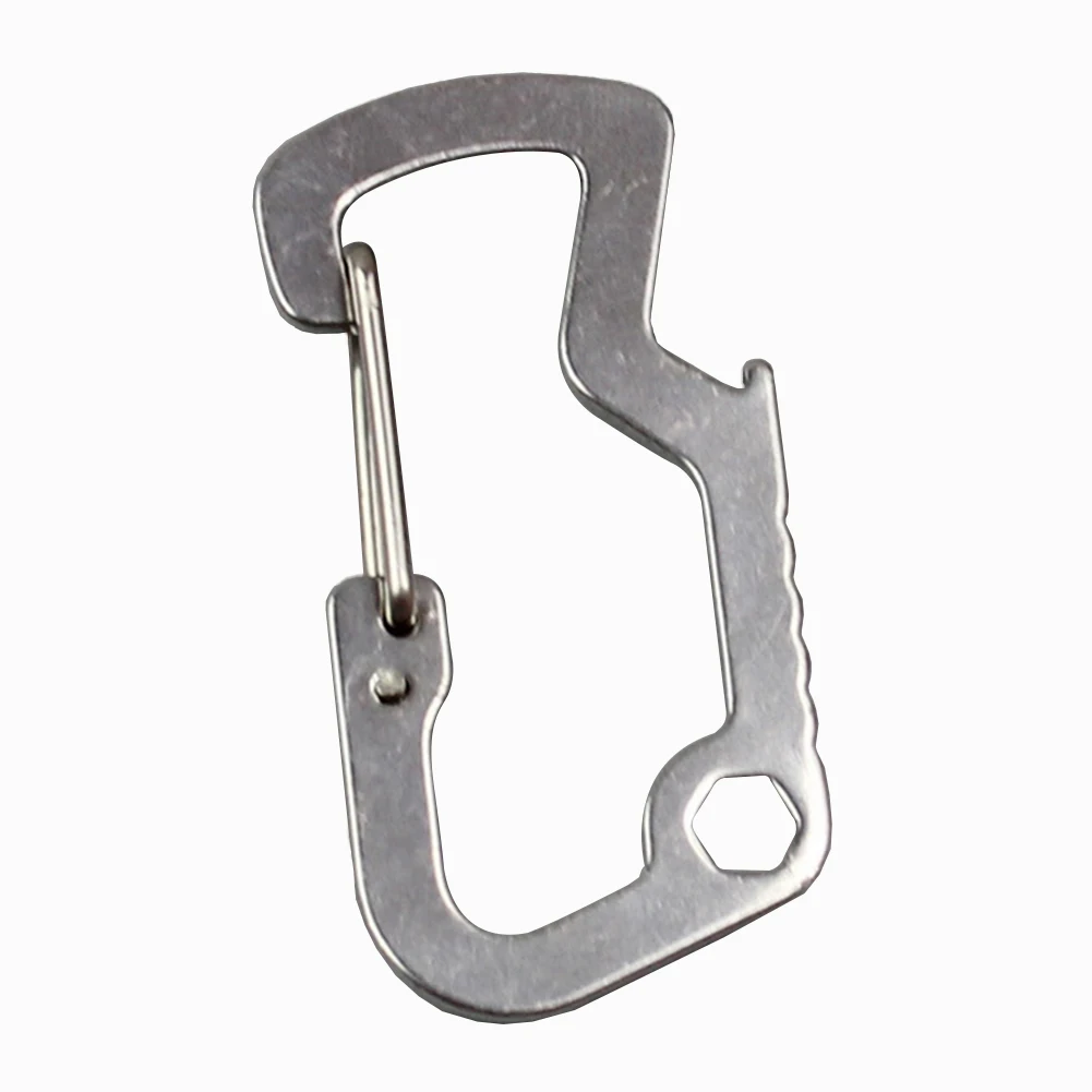 D Shape Carabiner Hiking Buckle Lockbutton Quick Release Keychain Bottle Opener Tool 3.3*6.8cm Camping Picnic Multitool
D Shape Carabiner Hiking Buckle Lockbutton Quick Release Keychain Bottle Opener Tool 3.3*6.8cm Camping Picnic Multitool