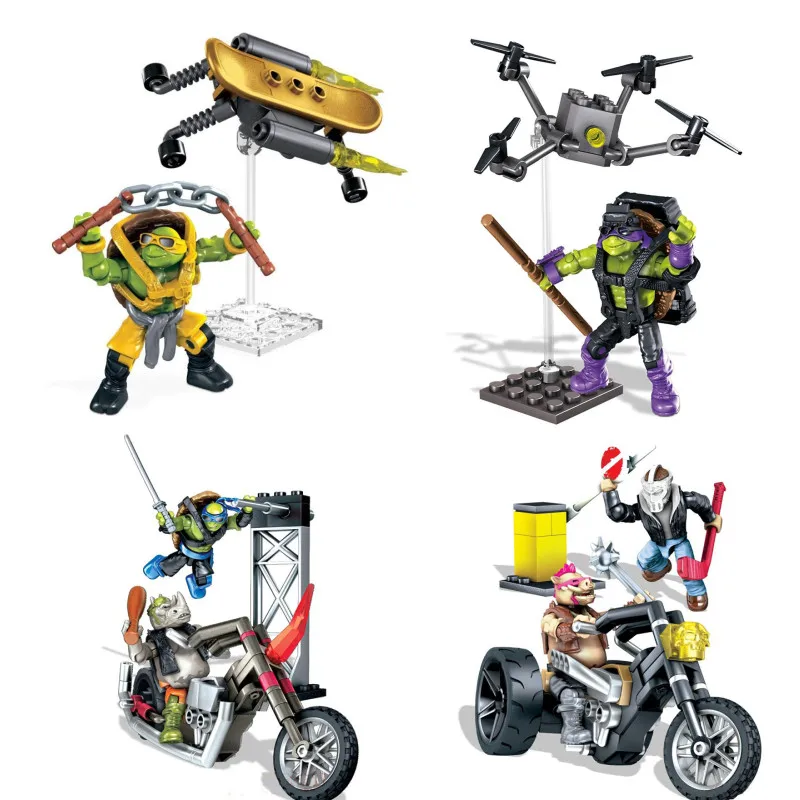 Фигурки героев фильма «Черепашки-ниндзя»
Фигурки героев фильма «Черепашки-ниндзя»