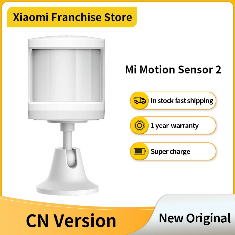 Xiaomi (CN)Mi Motion Sensor 2 Human Body Sensitive Ambient Light Dark Transducer Bracket Bluetooth Mesh Work With Mihome
Xiaomi (CN)Mi Motion Sensor 2 Human Body Sensitive Ambient Light Dark Transducer Bracket Bluetooth Mesh Work With Mihome