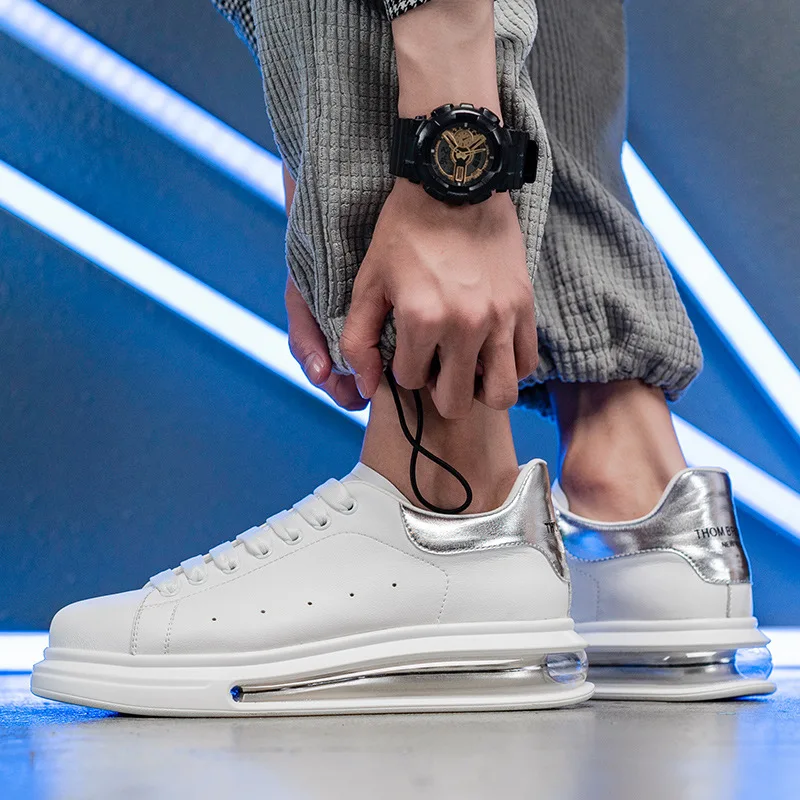 2022 New Trend Net Red Air Cushion Bottom Small White Shoes Spring and Autumn Leisure Korean Skateboard Shoes
2022 New Trend Net Red Air Cushion Bottom Small White Shoes Spring and Autumn Leisure Korean Skateboard Shoes