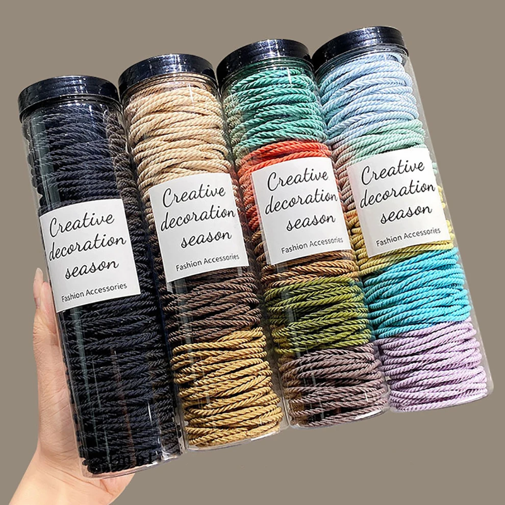 100pcs/lot Hair bands Solid Color Elastic Rubber Band Hair band Headband Scrunchie Hair Accessories for hair
100pcs/lot Hair bands Solid Color Elastic Rubber Band Hair band Headband Scrunchie Hair Accessories for hair