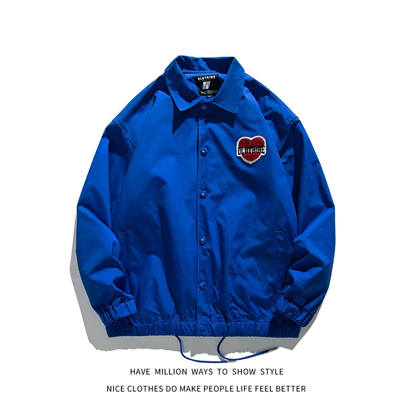 Furry 2023 Heart Solid New Embroid Simple Coach Jacket Men Bomber Unisex High Streetwear Women Varsity Coat Windbreaker Casual
Furry 2023 Heart Solid New Embroid Simple Coach Jacket Men Bomber Unisex High Streetwear Women Varsity Coat Windbreaker Casual