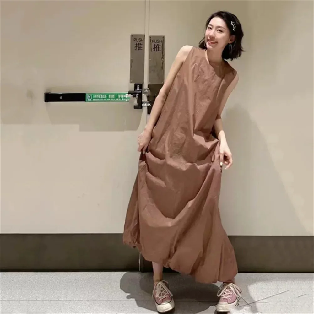 2023 New Design Sense Brown Round Neck Sleeveless Fluffy Asymmetric Long Skirt Loose Skirt Dress 4043043
2023 New Design Sense Brown Round Neck Sleeveless Fluffy Asymmetric Long Skirt Loose Skirt Dress 4043043
