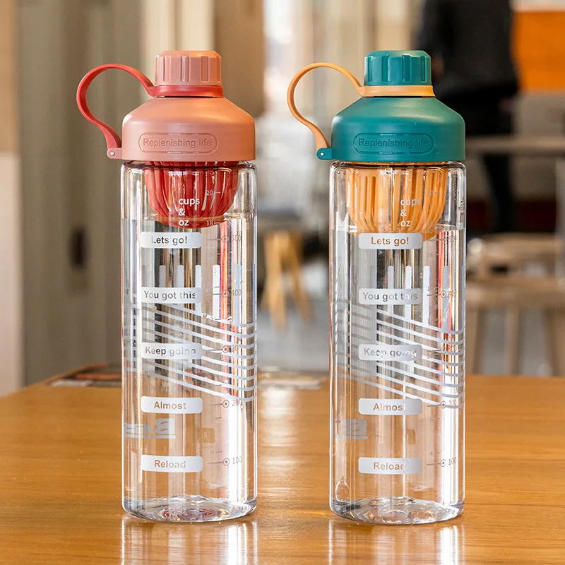Outdoor Drinking Kettle 550/650ml Water Bottle Simple Tumbler With Time Marker New Summer Travel Mug Portable Sports Fitness Cup
Outdoor Drinking Kettle 550/650ml Water Bottle Simple Tumbler With Time Marker New Summer Travel Mug Portable Sports Fitness Cup