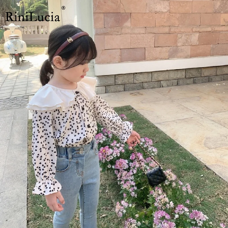 RiniLucia 2022 New Spring Autumn Children Sweet Floral Ruffle Long Sleeve Tops Kids Baby Girls Peterpan Collar Blouse Shirt
RiniLucia 2022 New Spring Autumn Children Sweet Floral Ruffle Long Sleeve Tops Kids Baby Girls Peterpan Collar Blouse Shirt