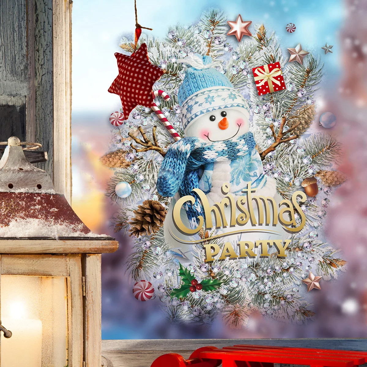Christmas Tree Snowman Wall Stickers Christmas Glass Window Living Room Home Decoration Wallpaper Art Removable New Year Decals
Christmas Tree Snowman Wall Stickers Christmas Glass Window Living Room Home Decoration Wallpaper Art Removable New Year Decals