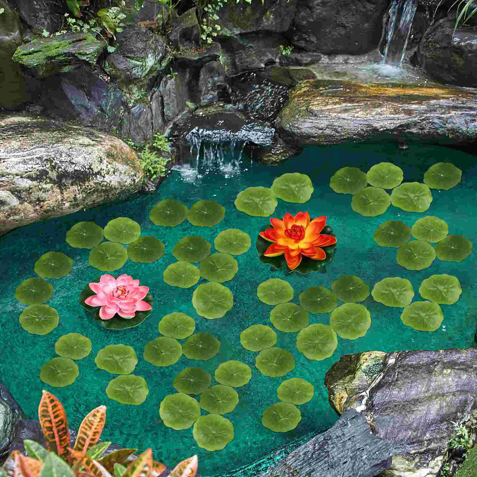 Lily Pads Pond Lotus Artificial Leavesfloating Ponds Decor Plantsfish Foliage Aquarium Ornaments Leaf Tank Water Decoration
Lily Pads Pond Lotus Artificial Leavesfloating Ponds Decor Plantsfish Foliage Aquarium Ornaments Leaf Tank Water Decoration