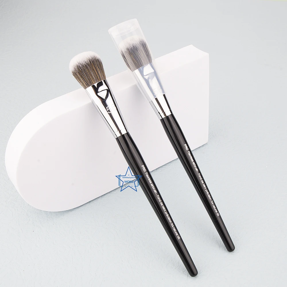 S56 Cream Foundation Brush Professional Face Liquid Foundation Cream Blush Makeup Brushes Foundation Makeup Tool With cover
S56 Cream Foundation Brush Professional Face Liquid Foundation Cream Blush Makeup Brushes Foundation Makeup Tool With cover
