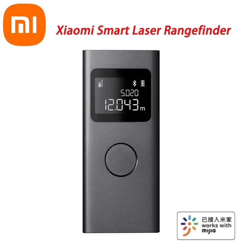 New Xiaomi Mijia Smart Laser Rangefinder Real Time Distance Meter LCD Display Laser Range Finder Tape Measure Work with Mi Home
New Xiaomi Mijia Smart Laser Rangefinder Real Time Distance Meter LCD Display Laser Range Finder Tape Measure Work with Mi Home