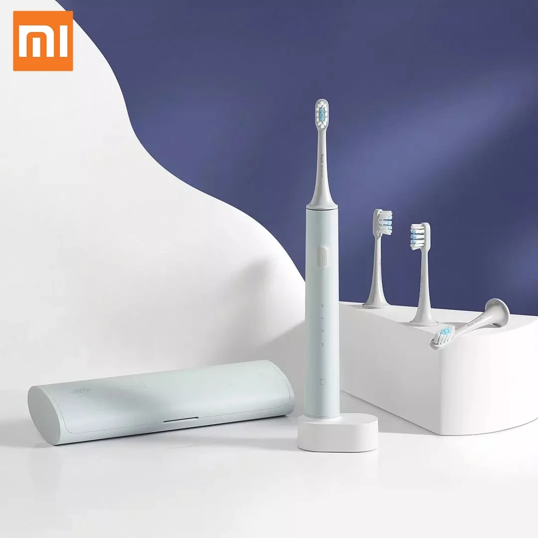 Xiaomi Mijia T500C Electric Toothbrush+4PCS Head Wireless Rechargeable Waterproof Ultrasonic Automatic Toothbrush Work Mijia APP
Xiaomi Mijia T500C Electric Toothbrush+4PCS Head Wireless Rechargeable Waterproof Ultrasonic Automatic Toothbrush Work Mijia APP