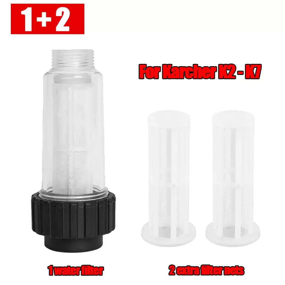 Car Tools G 3/4" Water Filter With 2 Filters Cores For Karcher K2 K3 K4 K5 K6 K7 Series High Pressure Washer Water Filters
Car Tools G 3/4" Water Filter With 2 Filters Cores For Karcher K2 K3 K4 K5 K6 K7 Series High Pressure Washer Water Filters