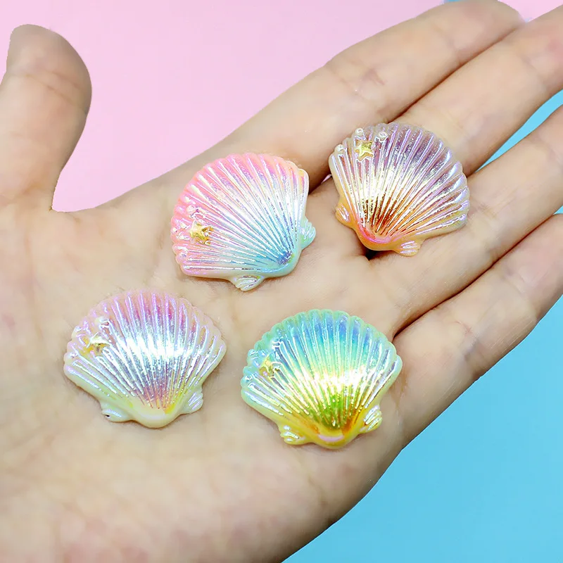10PCS Kawaii Colorful Plated Pearl Shells Resin Charm Flatback Scrapbooking DIY Jewelry Hairpin Phone Case Decoration Accessorie
10PCS Kawaii Colorful Plated Pearl Shells Resin Charm Flatback Scrapbooking DIY Jewelry Hairpin Phone Case Decoration Accessorie
