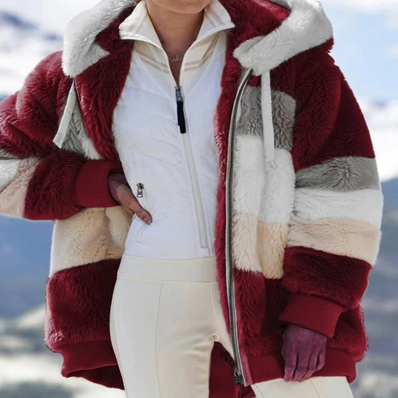 Hoodies Women Winter Vintage Zipper Warm Printing Thick Fleece Hooded Long Sweatshirt Jacket with Pocket Outwear Loose Coat
Hoodies Women Winter Vintage Zipper Warm Printing Thick Fleece Hooded Long Sweatshirt Jacket with Pocket Outwear Loose Coat