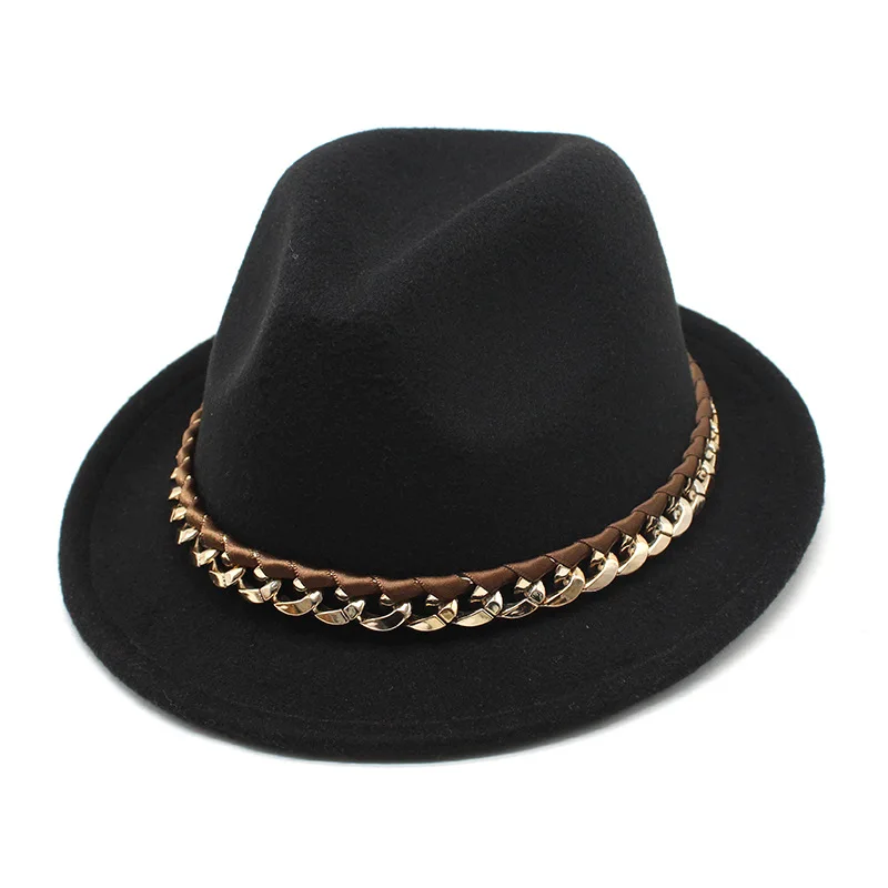spring autumn fashion felt for men fedoras chapel beach warm panama Wedding picture elegant women's hats cowboy with chain 2022
spring autumn fashion felt for men fedoras chapel beach warm panama Wedding picture elegant women's hats cowboy with chain 2022