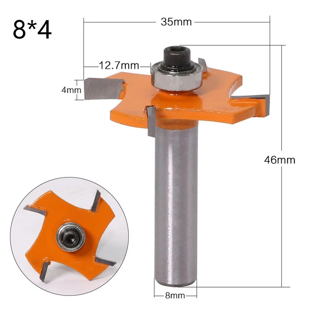 1pcs 8mm Shank T Type Cnc Router Bit Milling Cutter For Slotted Wood Tenon Joint Drawer Tenon Woodworking Tools
1pcs 8mm Shank T Type Cnc Router Bit Milling Cutter For Slotted Wood Tenon Joint Drawer Tenon Woodworking Tools