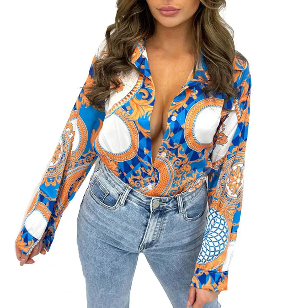 Women Shirt Fashion Print Long Sleeves Lapel Blouse Spring Autumn Button Up Street Shirts Female blusas mujer de moda 2022
Women Shirt Fashion Print Long Sleeves Lapel Blouse Spring Autumn Button Up Street Shirts Female blusas mujer de moda 2022