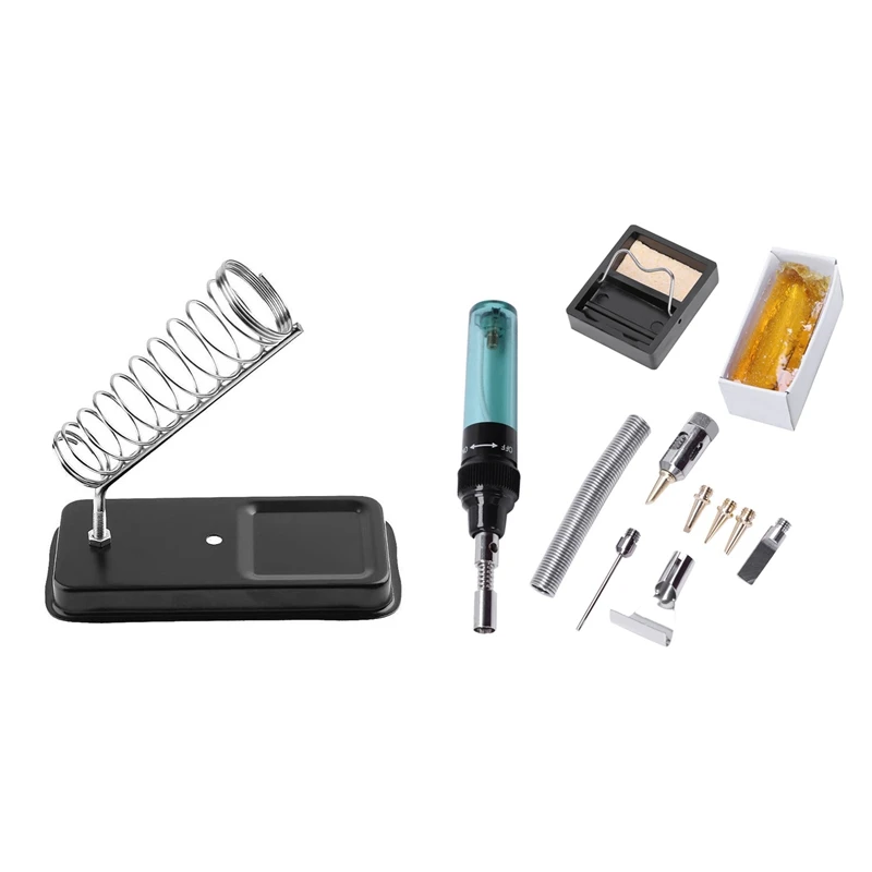 Soldering Iron Metal Stand Holder S Afety Protect Base & Gas Soldering Iron MT-100 Electric Soldering Iron Blow Torch
Soldering Iron Metal Stand Holder S Afety Protect Base & Gas Soldering Iron MT-100 Electric Soldering Iron Blow Torch