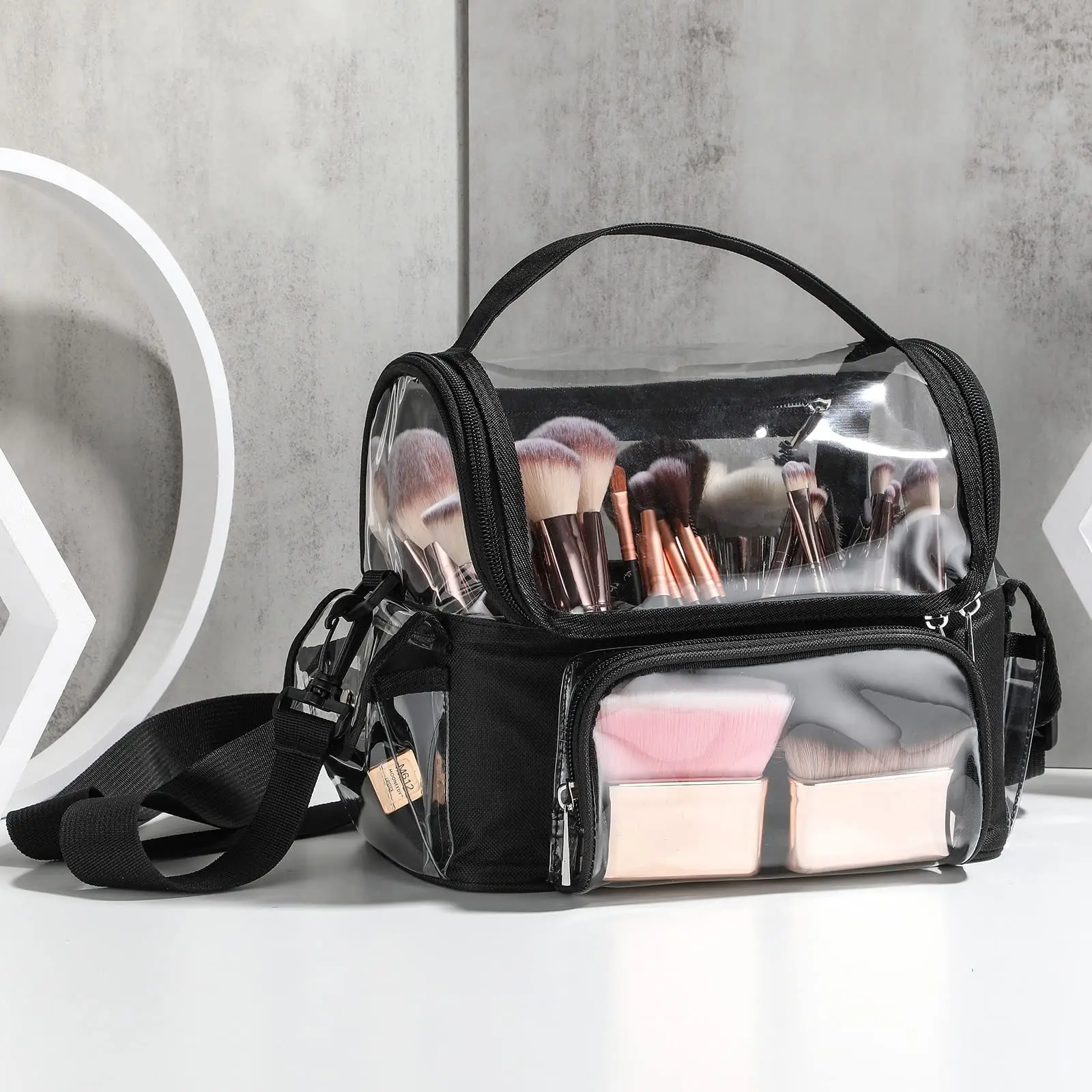 Women's Make Up Bags Salon Makeup Tool PVC Backpack Hairdressing Storage Transparent Waterproof Travel Bag Home Accessories 2023
Women's Make Up Bags Salon Makeup Tool PVC Backpack Hairdressing Storage Transparent Waterproof Travel Bag Home Accessories 2023