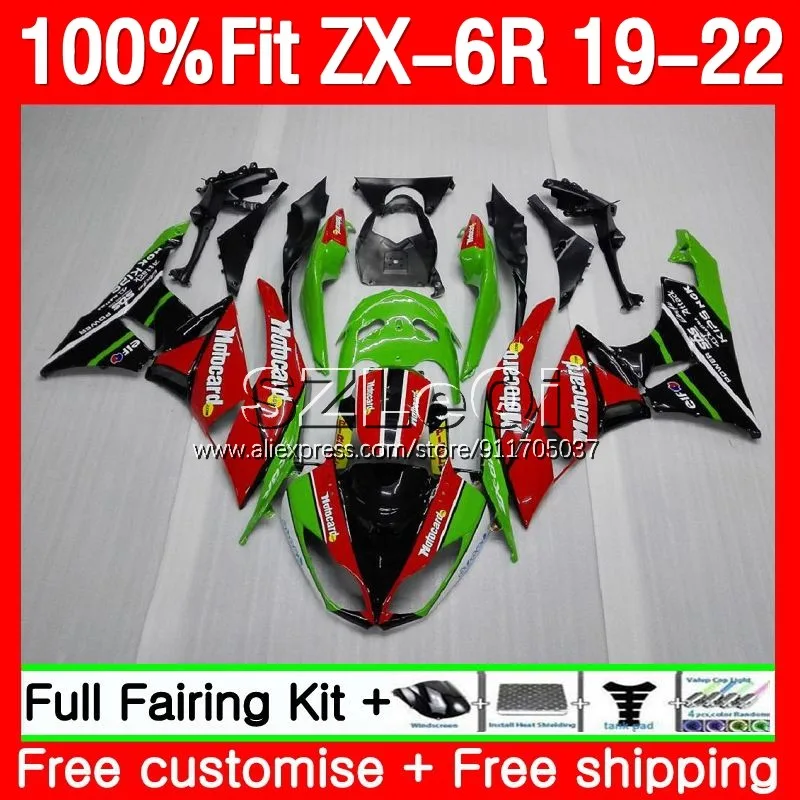 green red Injection For KAWASAKI NINJA ZX 6R 636 6 R ZX-6R ZX636 ZX6R 19 20 21 22 ZX-636 2019 2020 2021 2022 Fairing 102LQ.3
green red Injection For KAWASAKI NINJA ZX 6R 636 6 R ZX-6R ZX636 ZX6R 19 20 21 22 ZX-636 2019 2020 2021 2022 Fairing 102LQ.3