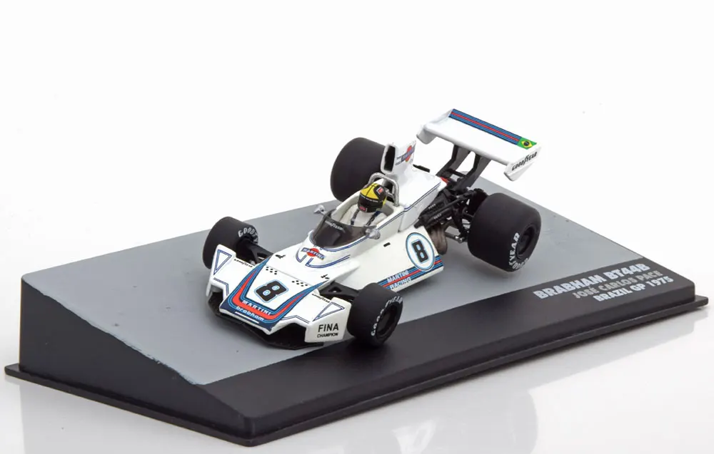 1:43 Altaya Ixo Martini livery BT44B #8 Brazil Grand Prix champion model F1 1975
1:43 Altaya Ixo Martini livery BT44B #8 Brazil Grand Prix champion model F1 1975