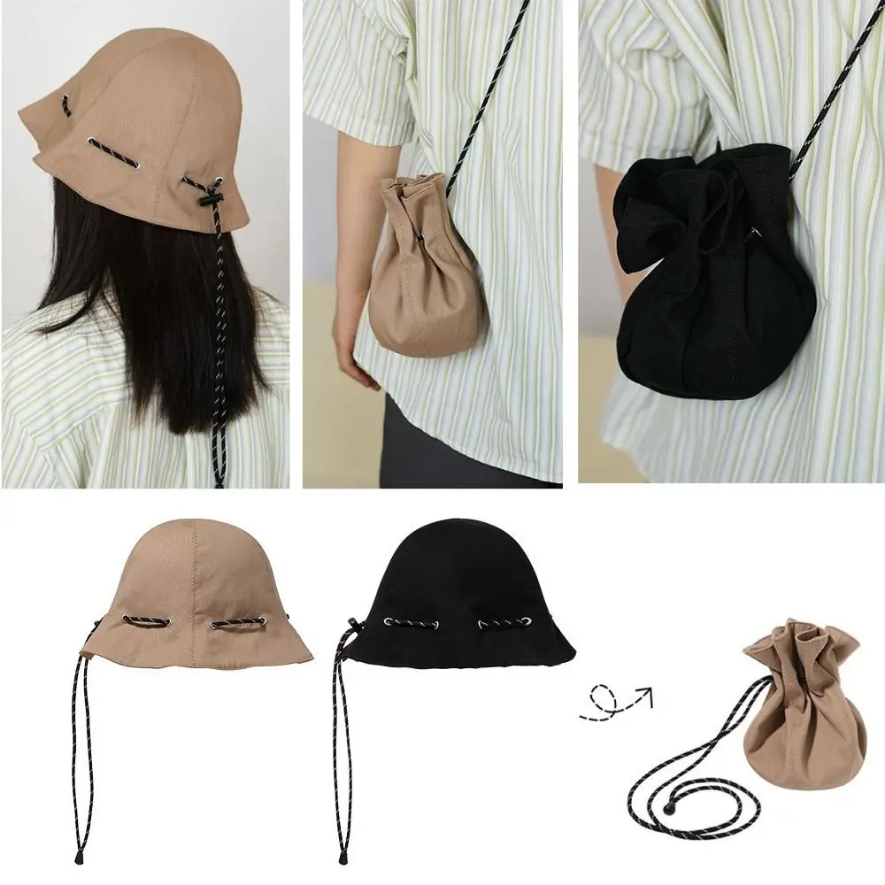 

Летние солнцезащитные кепки, рыбалка, Охотничья шляпа, для улицы, женская панама, сумка для хранения рыбацкой шляпы, сумка через плечо