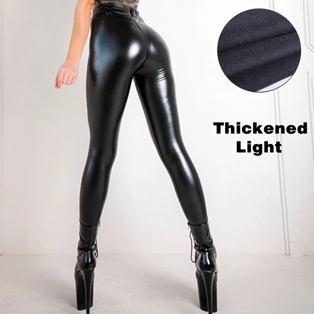 Women Fashion PU Leather Glossy Pants Stretchy High Waist Leggings Wet Look Clubwear S-5XL Size Matte Tights Moto Biker Leggings
Women Fashion PU Leather Glossy Pants Stretchy High Waist Leggings Wet Look Clubwear S-5XL Size Matte Tights Moto Biker Leggings