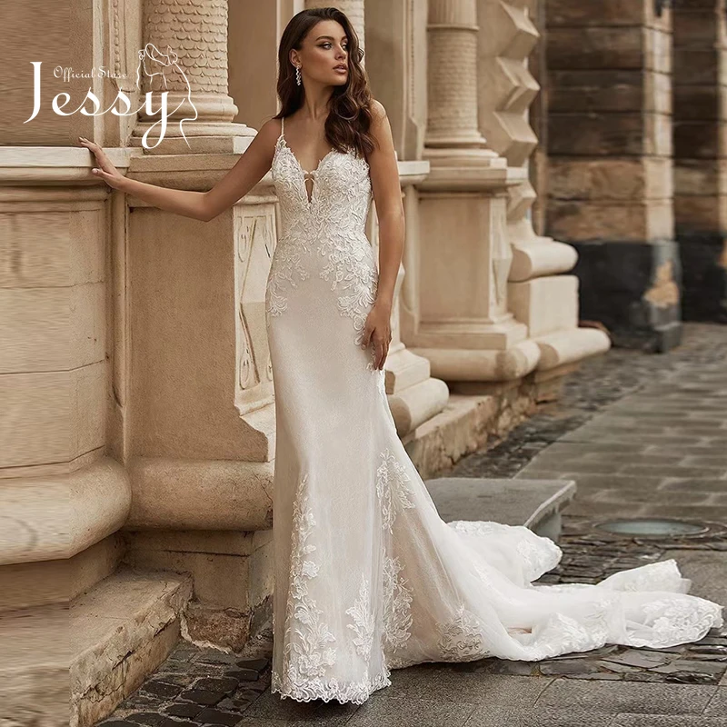 Elegant Wedding Dress Satin Surah With Mermaid Slim-line Ball Gown Strapless Sleeveless Bride Gown Back Backless Robes De Mariée
Elegant Wedding Dress Satin Surah With Mermaid Slim-line Ball Gown Strapless Sleeveless Bride Gown Back Backless Robes De Mariée