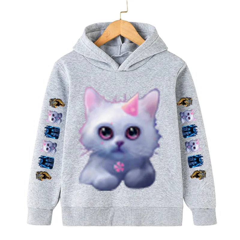 2022 New Cat Hoodies Long Sleeve Cartoon Cotton Sweatshirts Spring Autumn Cute Sweatshirts Cats Casual 4-14 Years Old Hooded Top
2022 New Cat Hoodies Long Sleeve Cartoon Cotton Sweatshirts Spring Autumn Cute Sweatshirts Cats Casual 4-14 Years Old Hooded Top